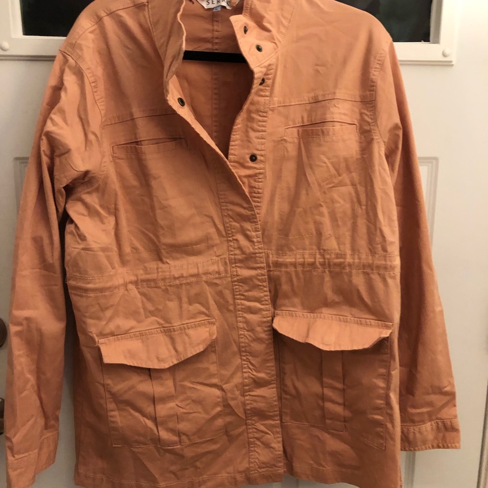 NWOT Serra Large Jacket Fall Snap Closure Salmon Large